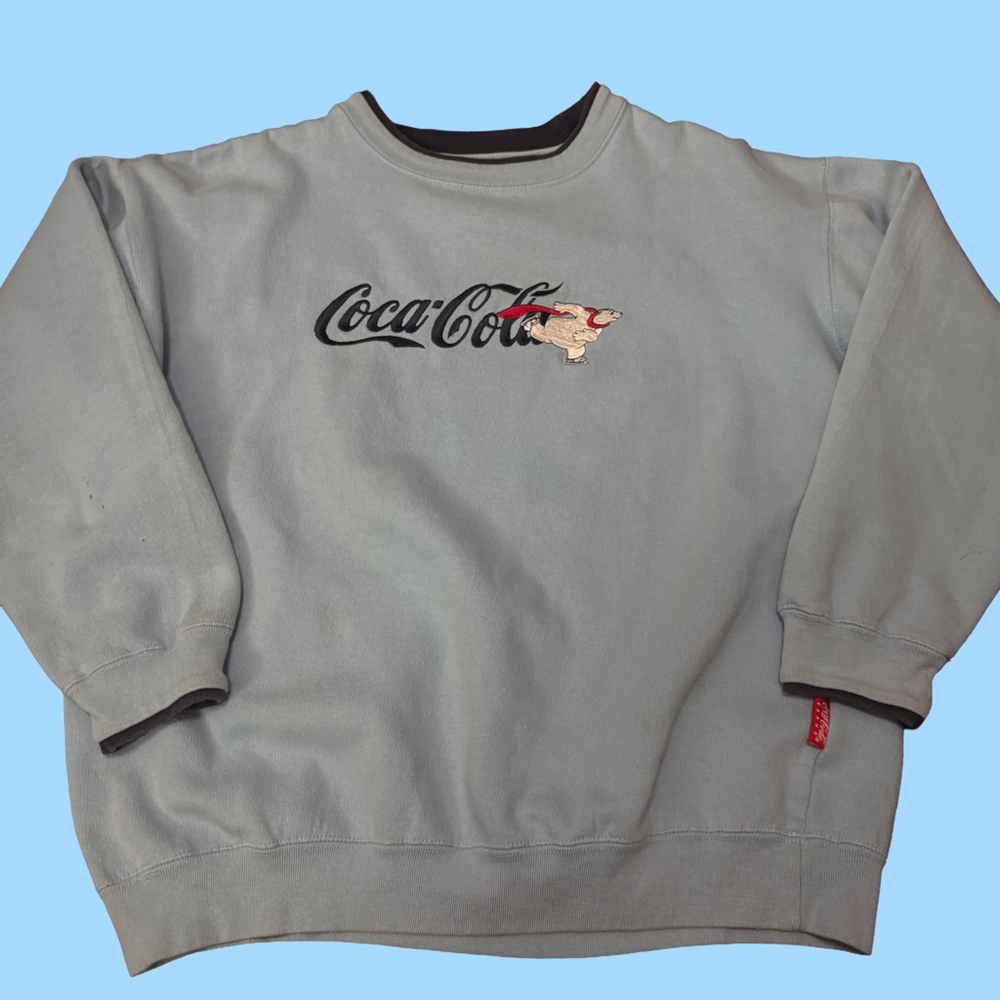 Vintage cocacola poler bear sweater